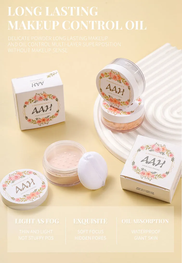 AAH-3 Colors clear And Oil Control Loose Powder Concealer Matte