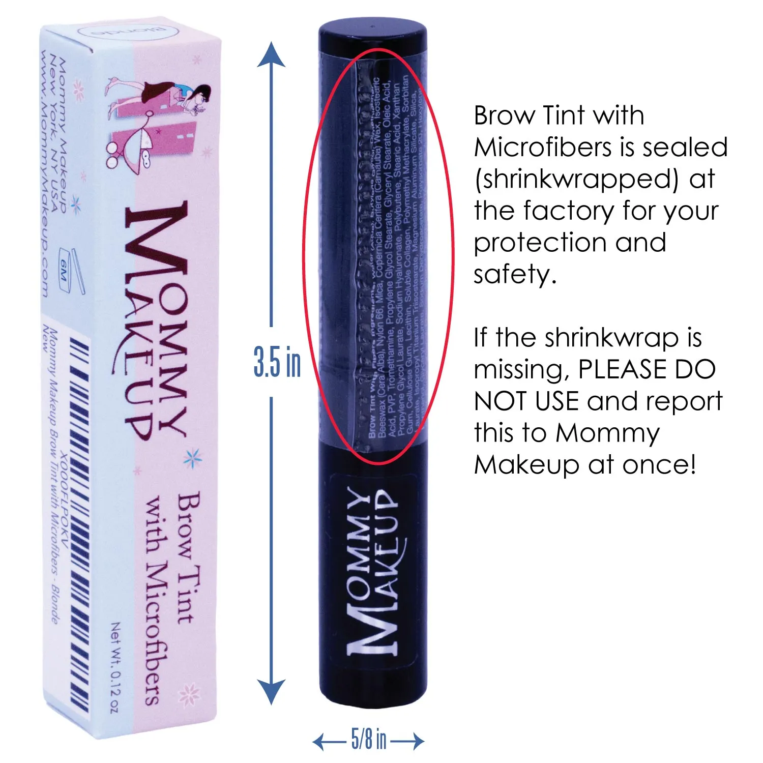 Brow Tint with Microfibers - Tinted Eyebrow Gel - Sable