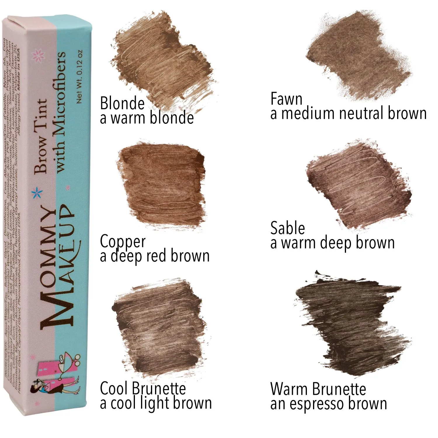 Brow Tint with Microfibers - Tinted Eyebrow Gel - Sable