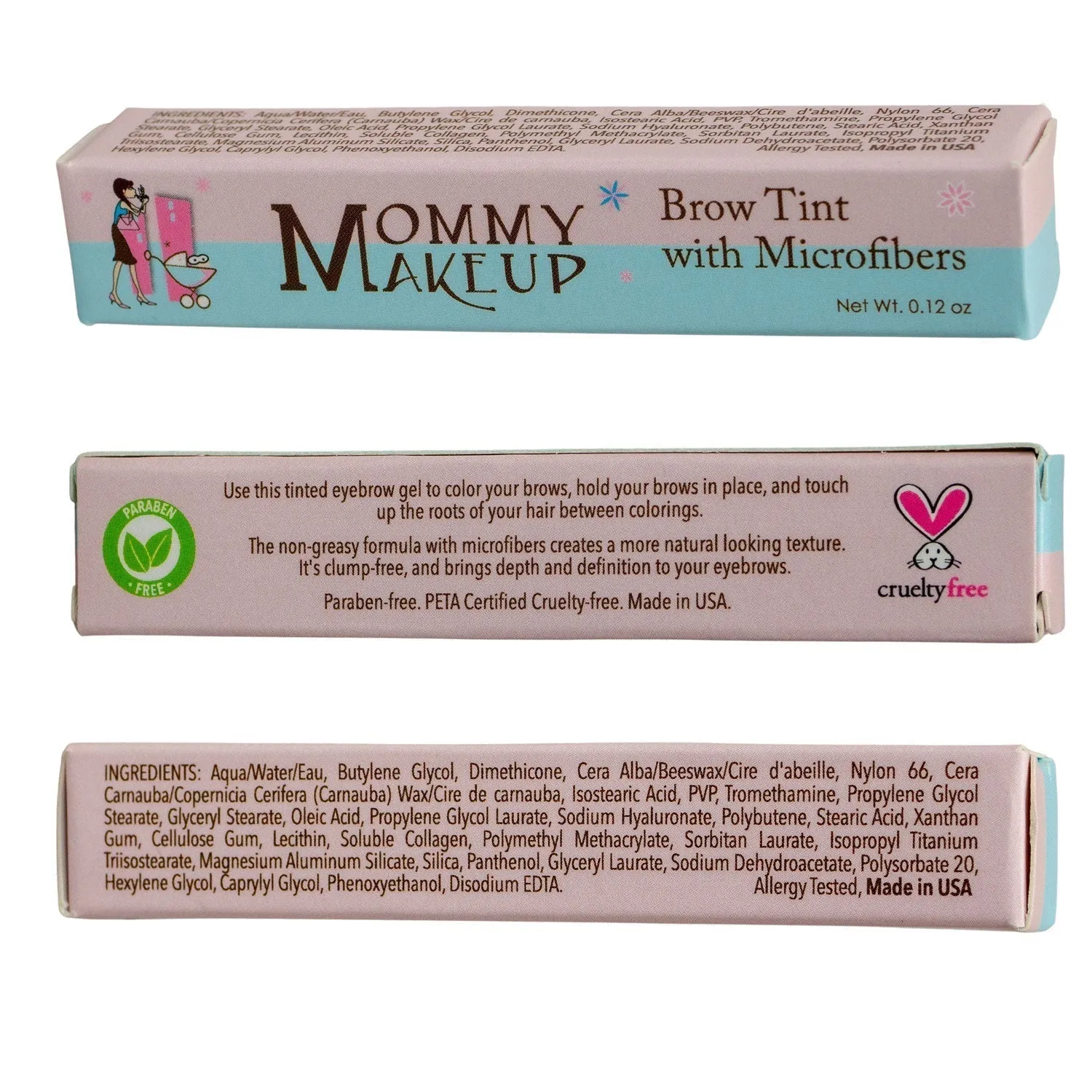 Brow Tint with Microfibers - Tinted Eyebrow Gel - Sable