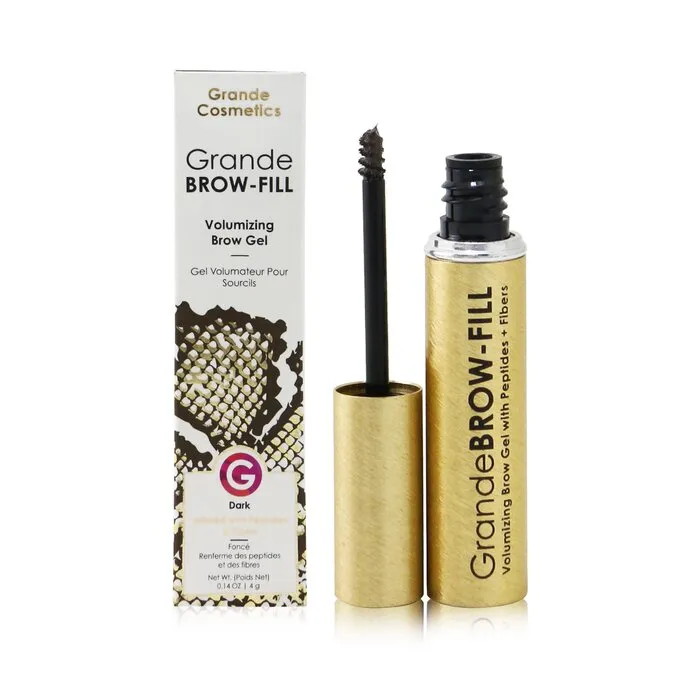 Grande Cosmetics (GrandeLash) GrandeBrow Fill Volumizing Brow Gel - # Dark 4g/0.14oz