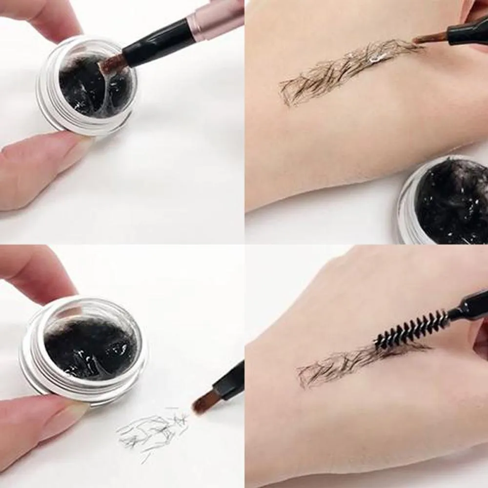 Hirundo Waterproof Eyebrow Kit (Black) -Long Lasting Sculpting Brow